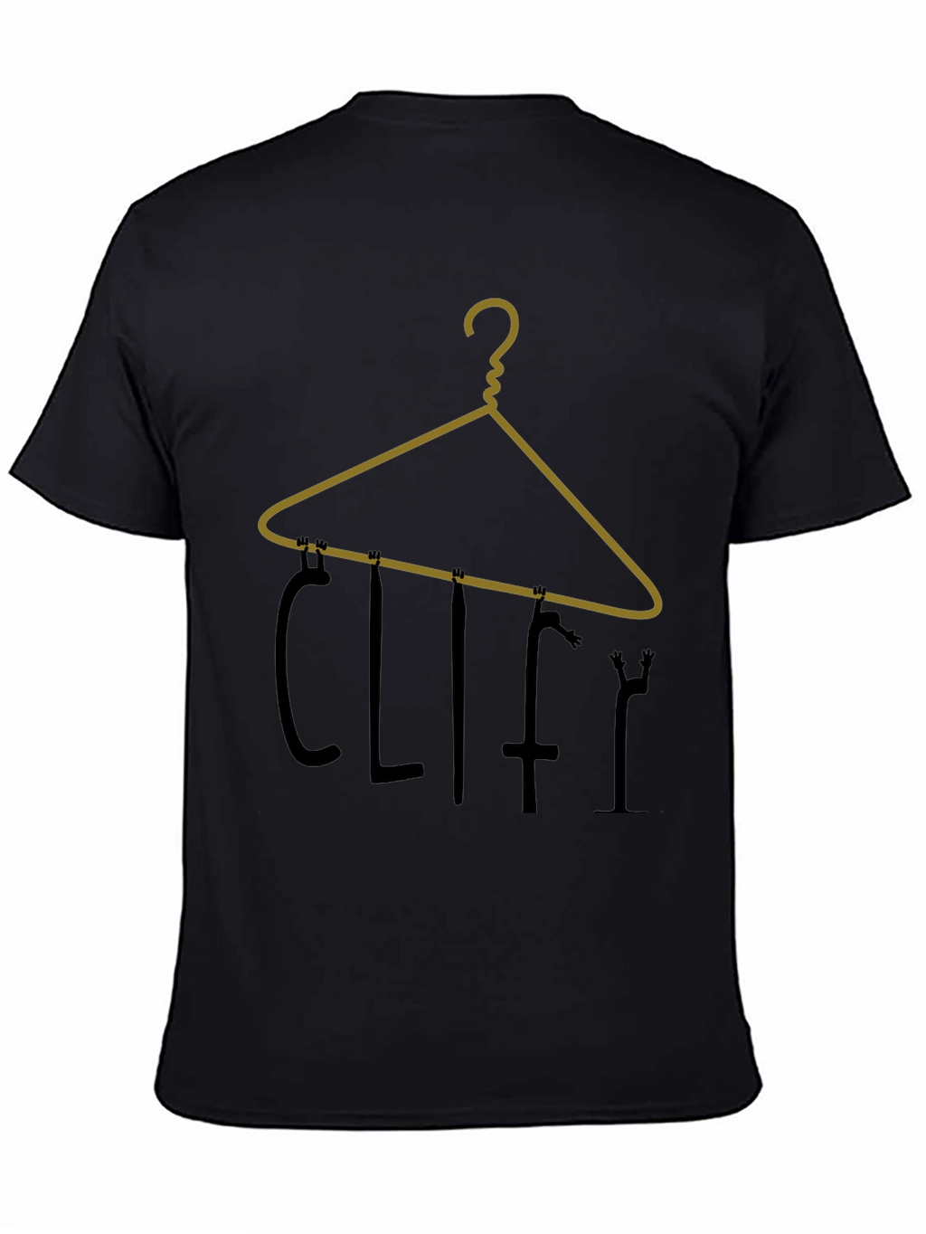 Cliffy Hanger Graphic Tee - Black