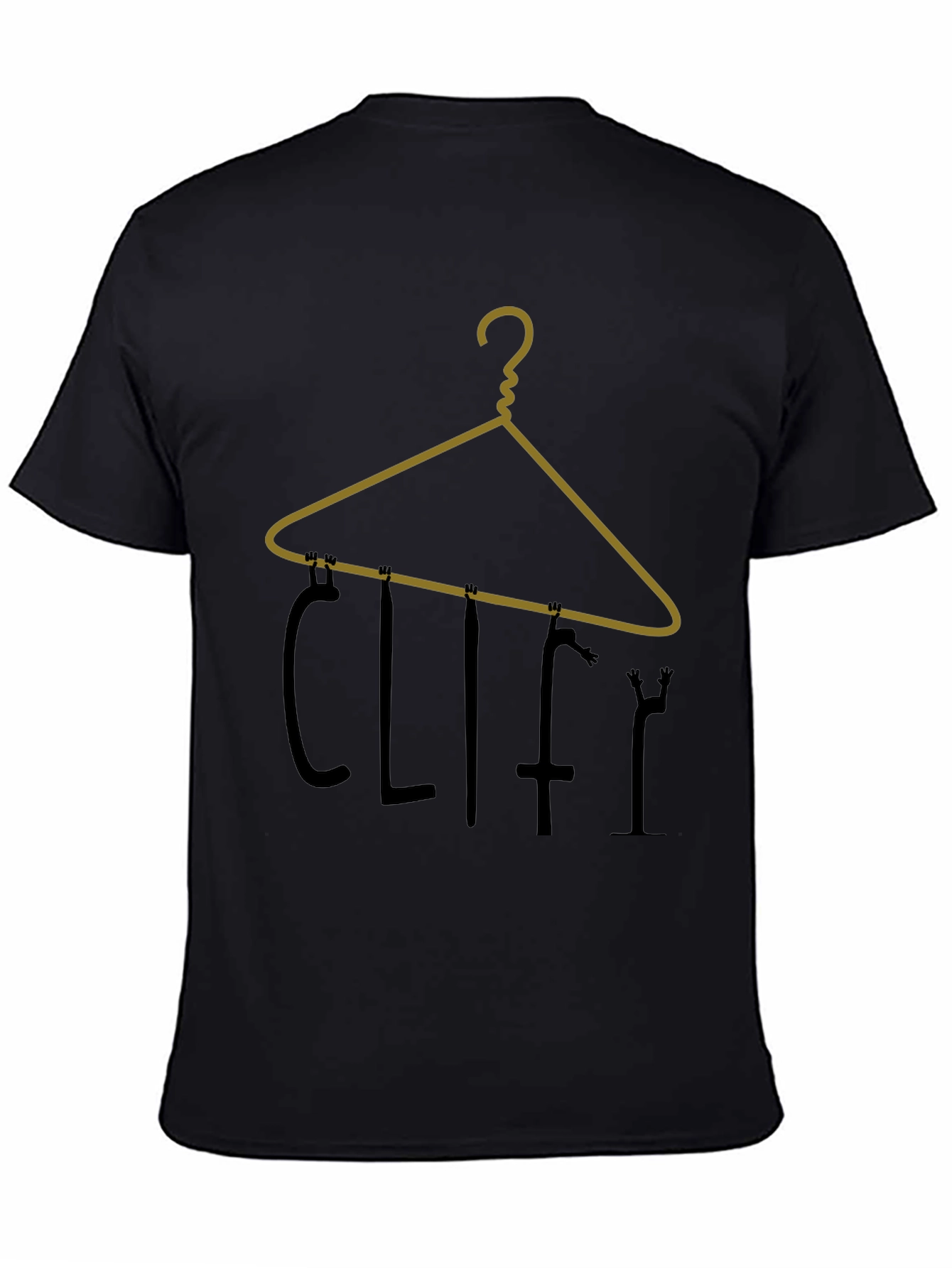Cliffy Hanger Graphic Tee - Black