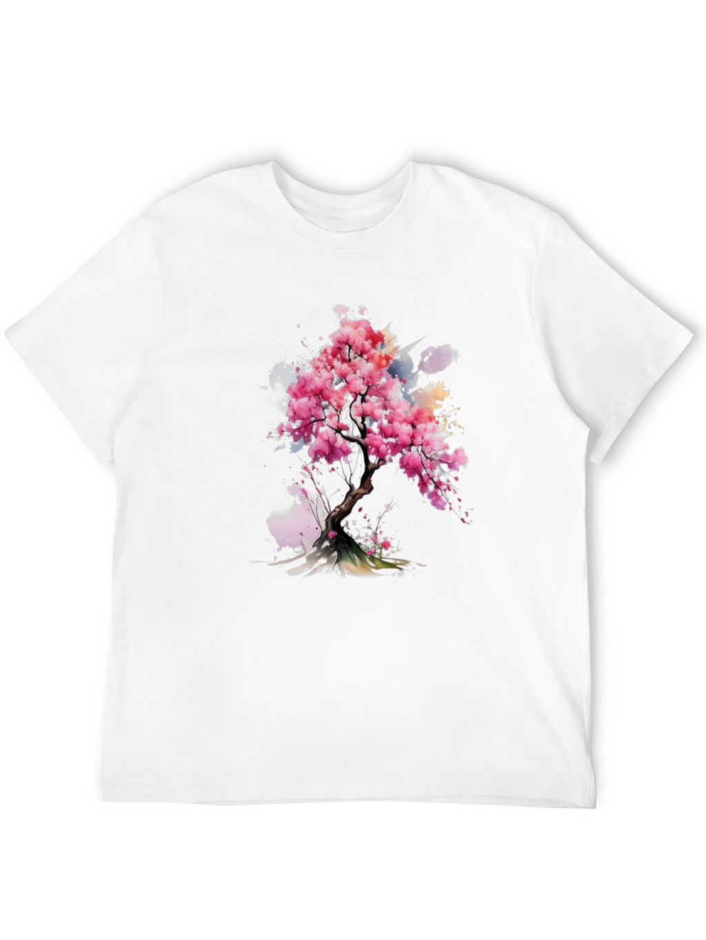 Sakura Blossom Tee - Artistic Floral Print