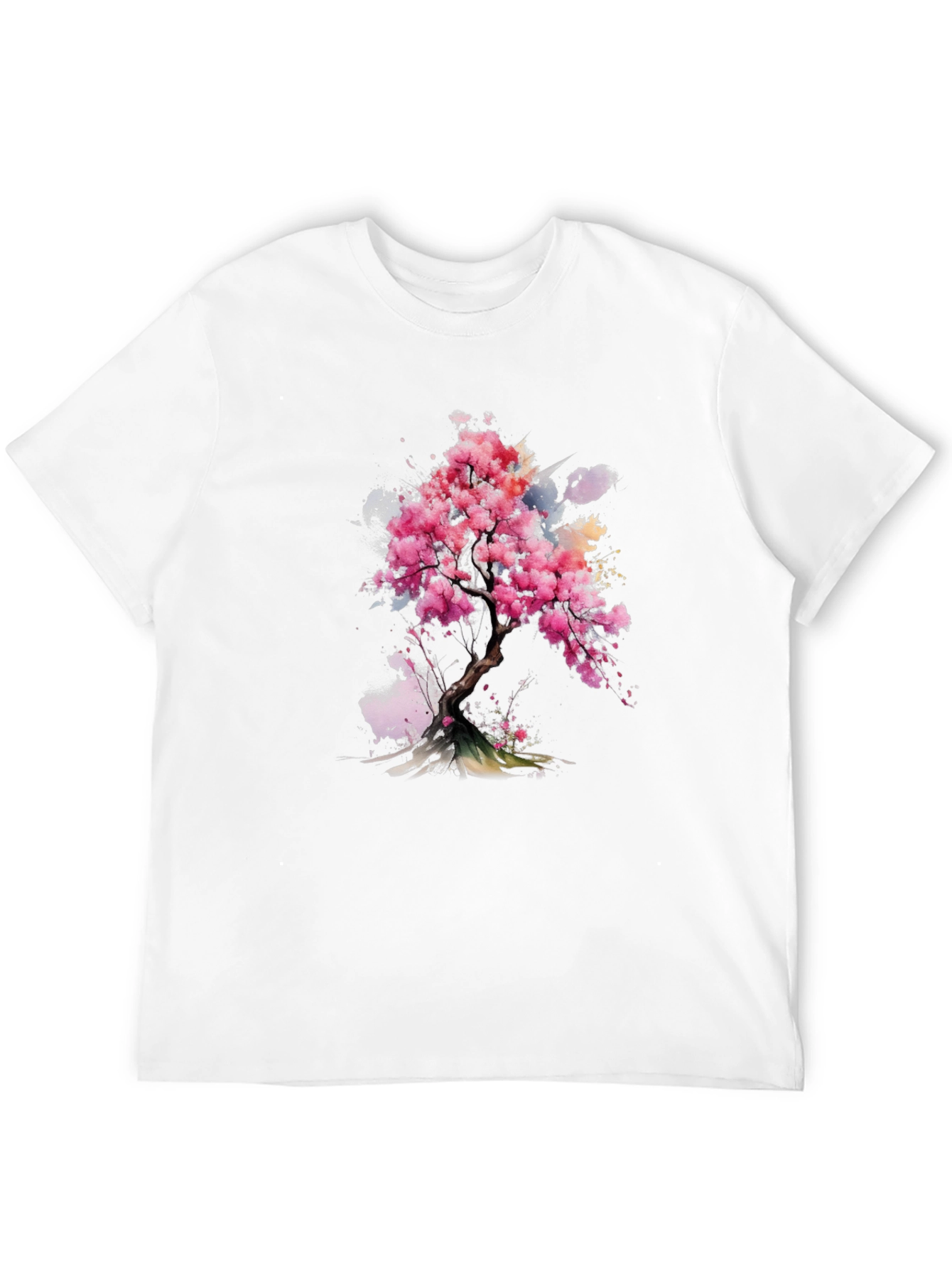 Sakura Blossom Tee - Artistic Floral Print