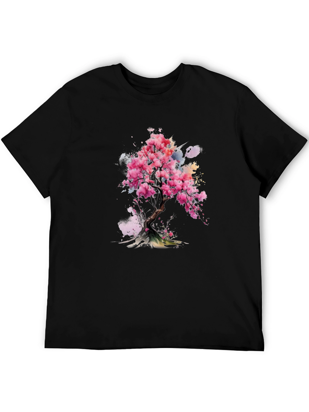 Sakura Blossom Tee - Artistic Floral Print