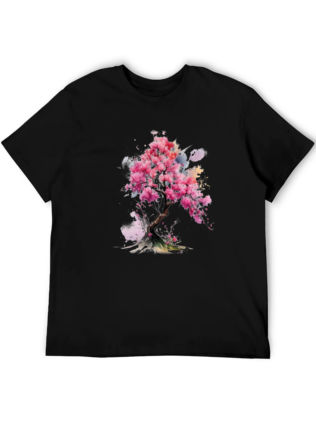 Sakura Blossom Tee - Artistic Floral Print