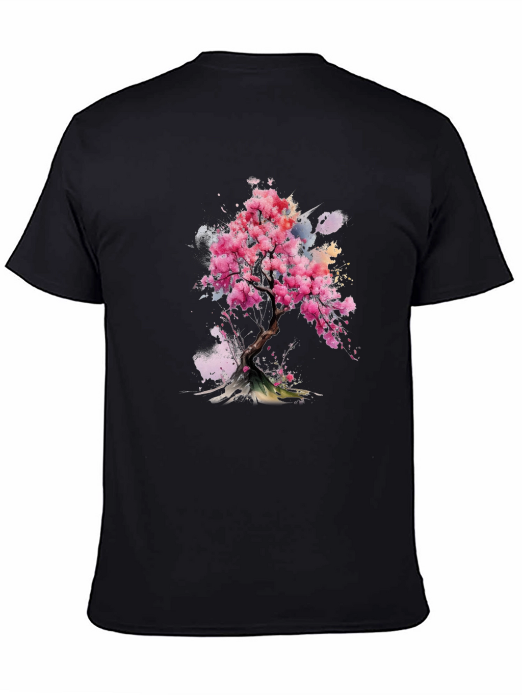 Sakura Blossom Tee - Artistic Floral Print