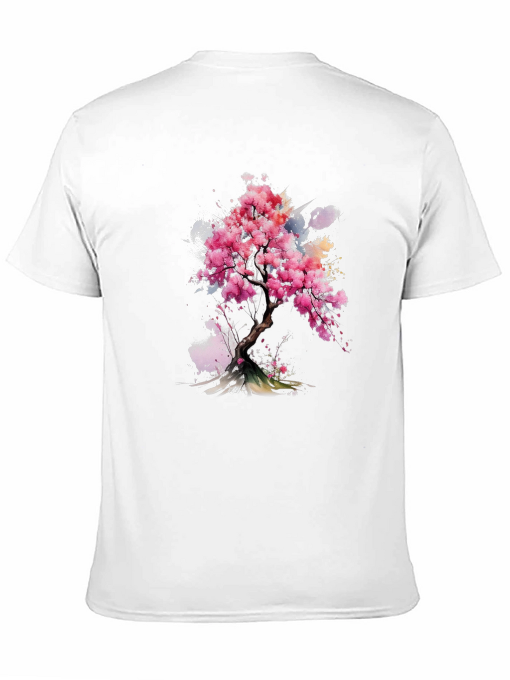 Sakura Blossom Tee - Artistic Floral Print