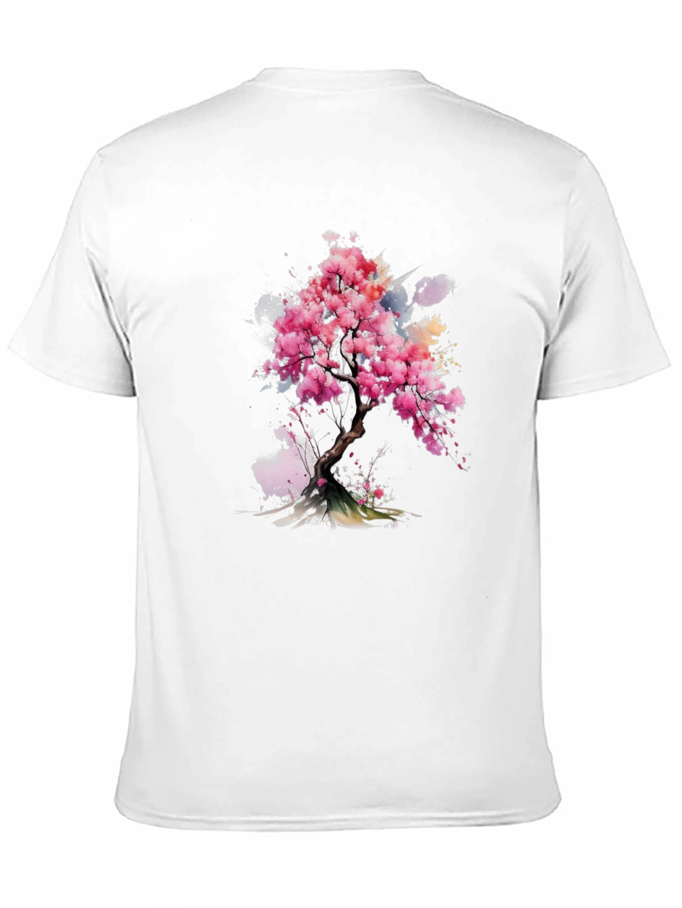 Sakura Blossom Tee - Artistic Floral Print