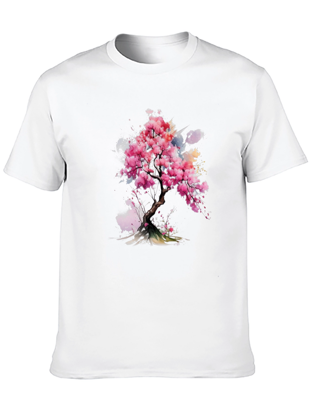 Sakura Blossom Tee - Artistic Floral Print