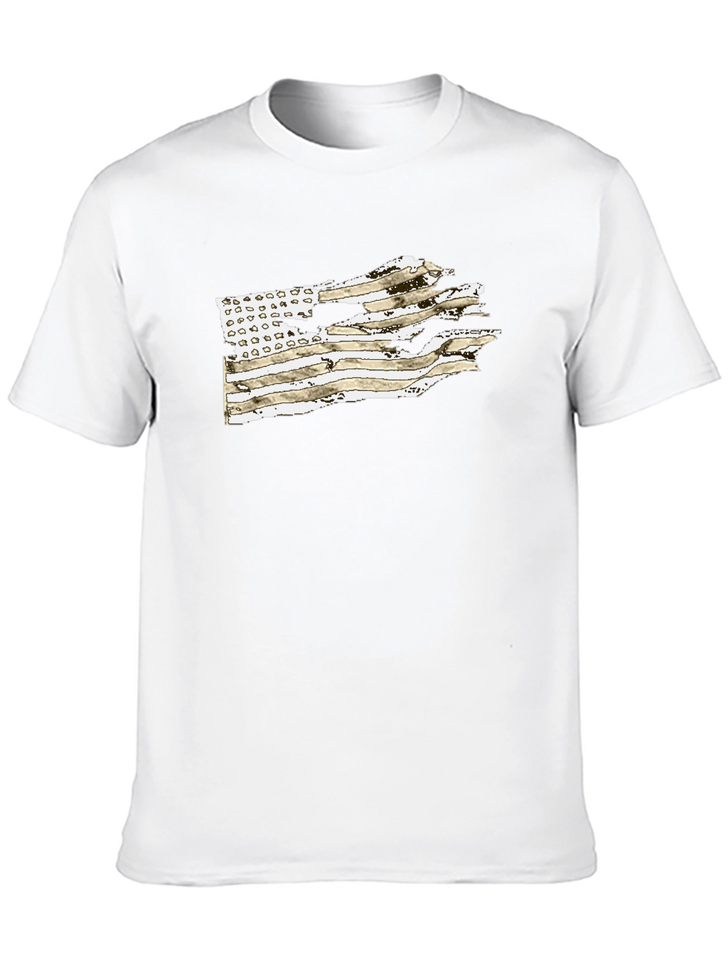 Distressed American Flag Graphic Tee