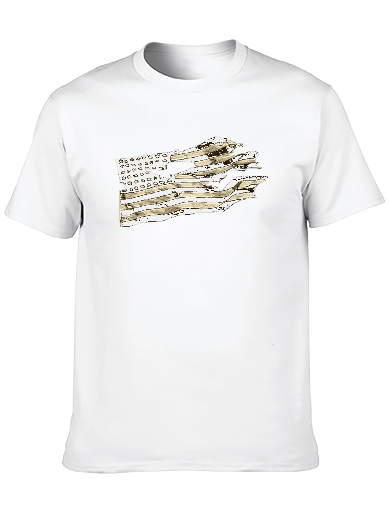 Distressed American Flag Graphic Tee