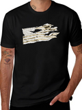 Distressed American Flag Graphic Tee