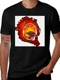 Raven & Roses Graphic Tee - Gothic Style Shirt