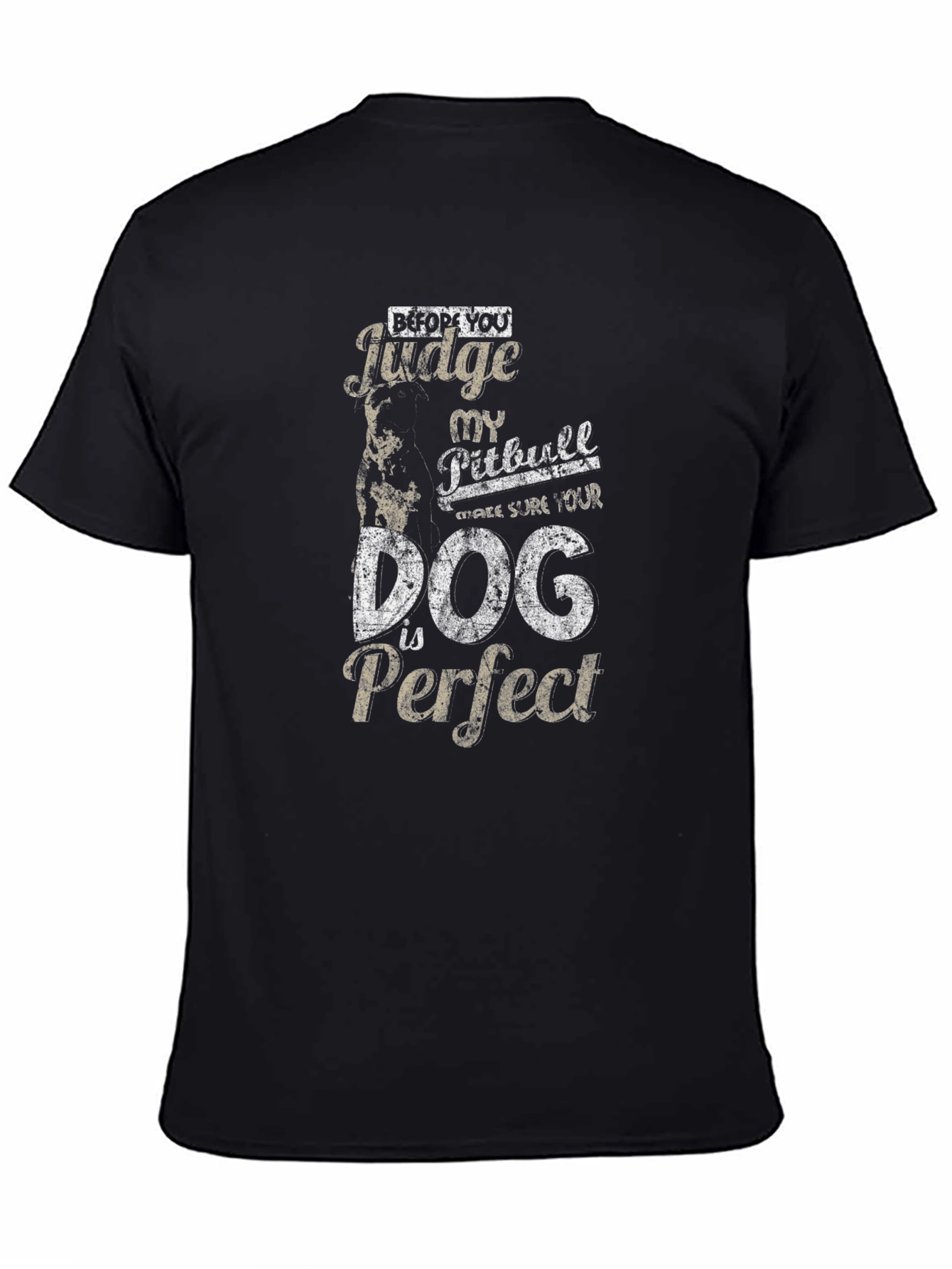 Pitbull Dog T-Shirt - Before You Judge