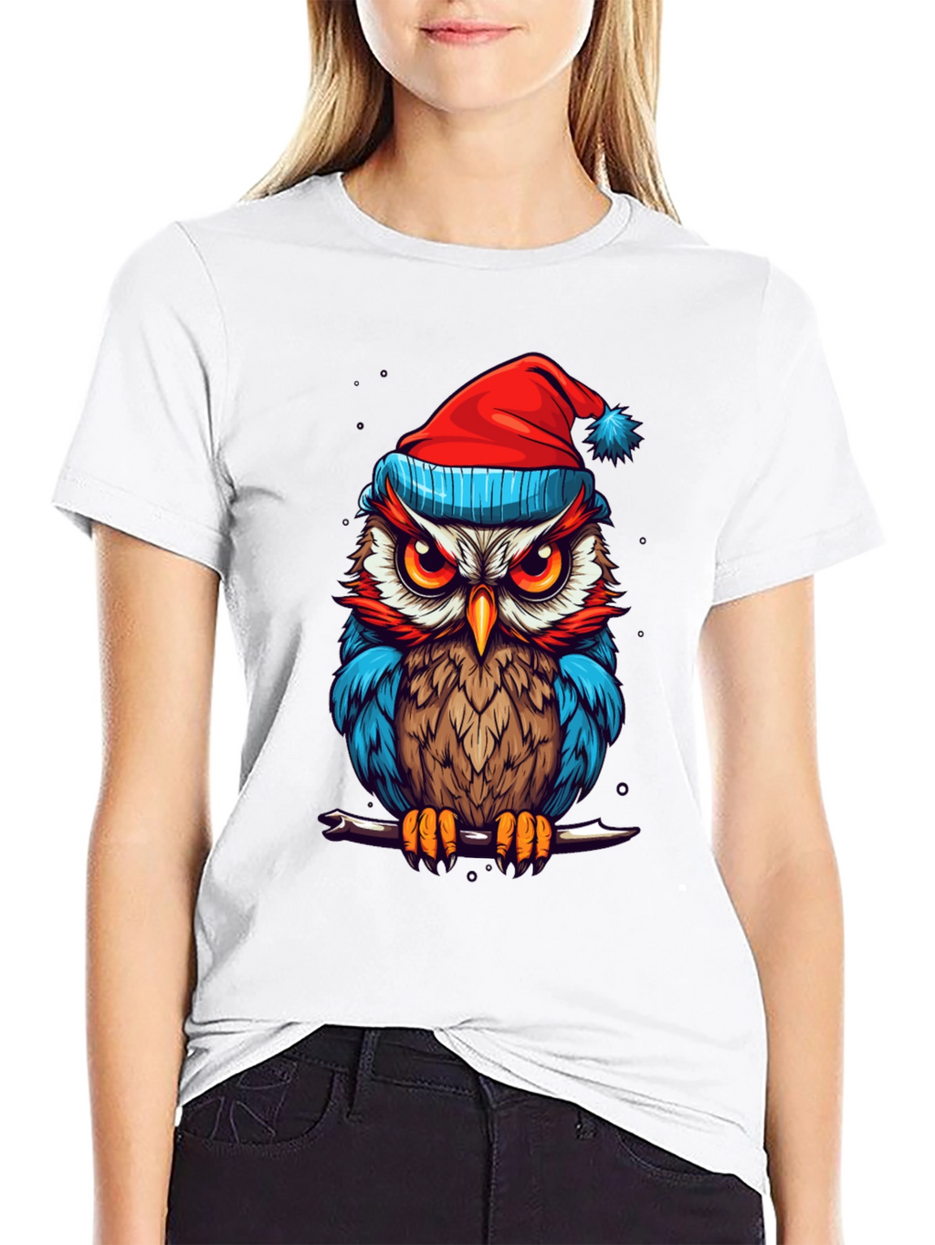 Festive Owl Graphic Tee