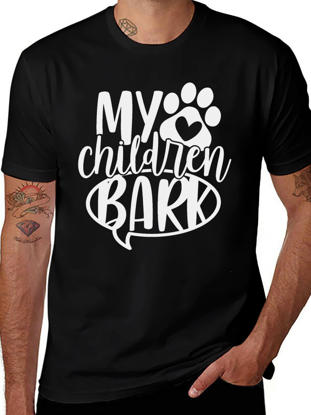 My Children Bark T-Shirt - Dog Lover Tee