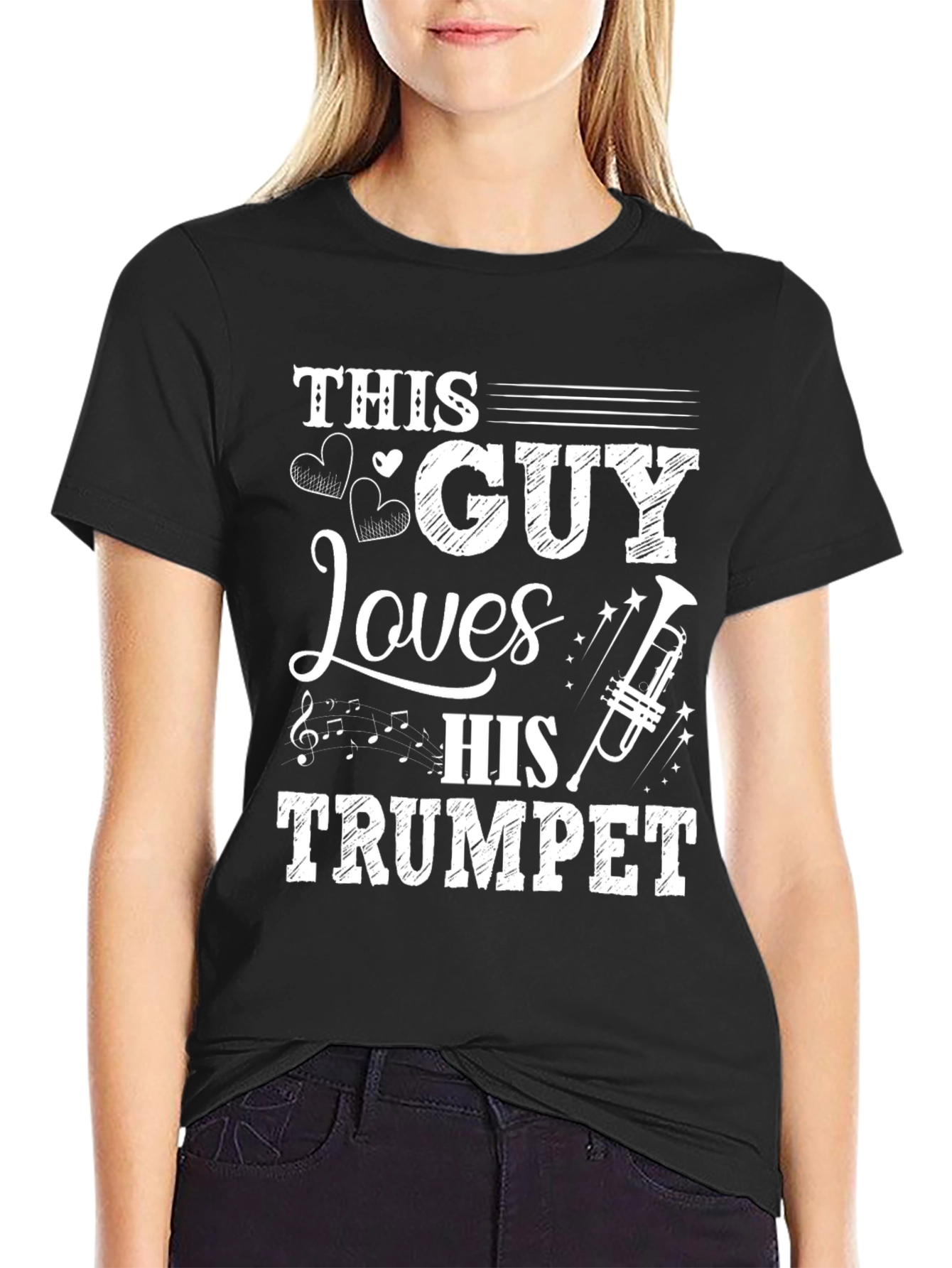 This Guy Loves His Trumpet - Musician T-Shirt