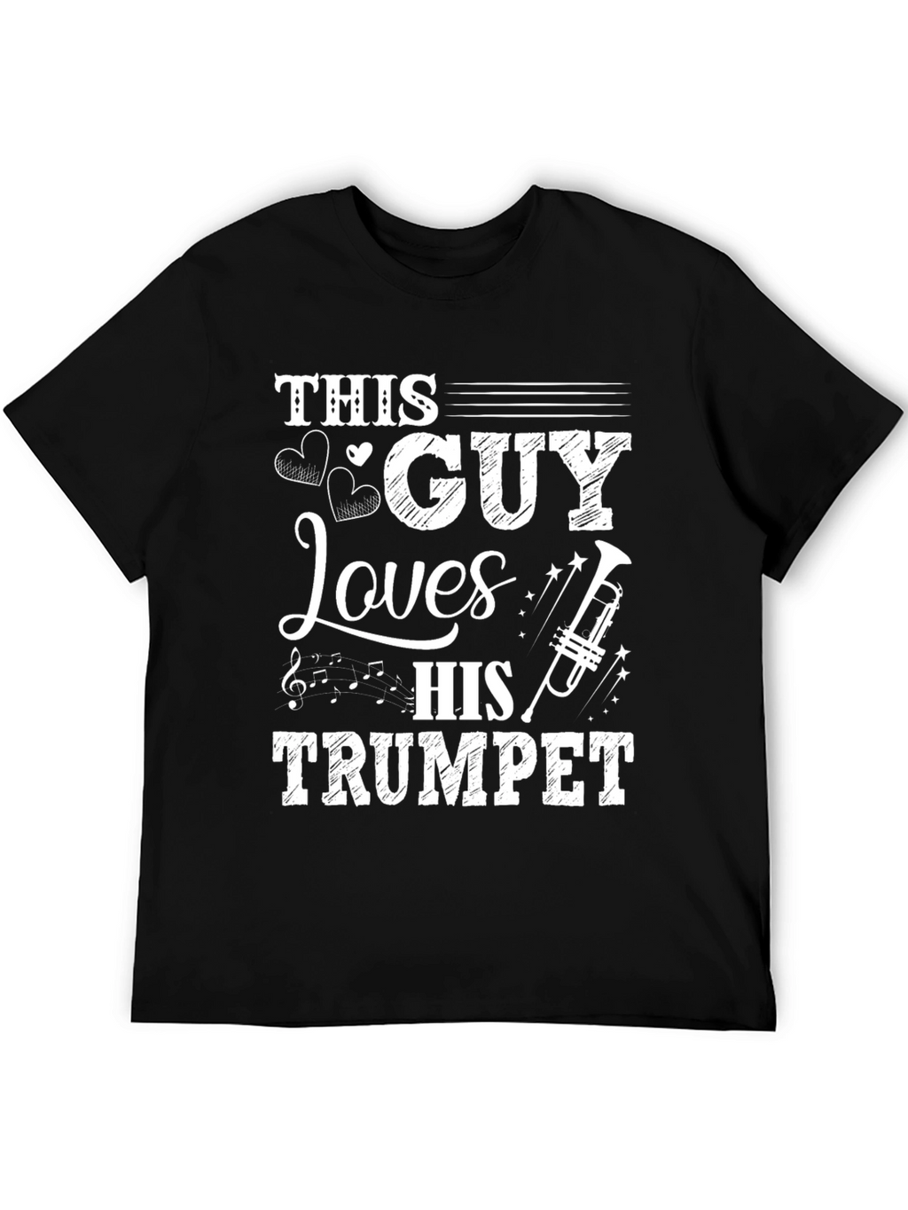 This Guy Loves His Trumpet - Musician T-Shirt