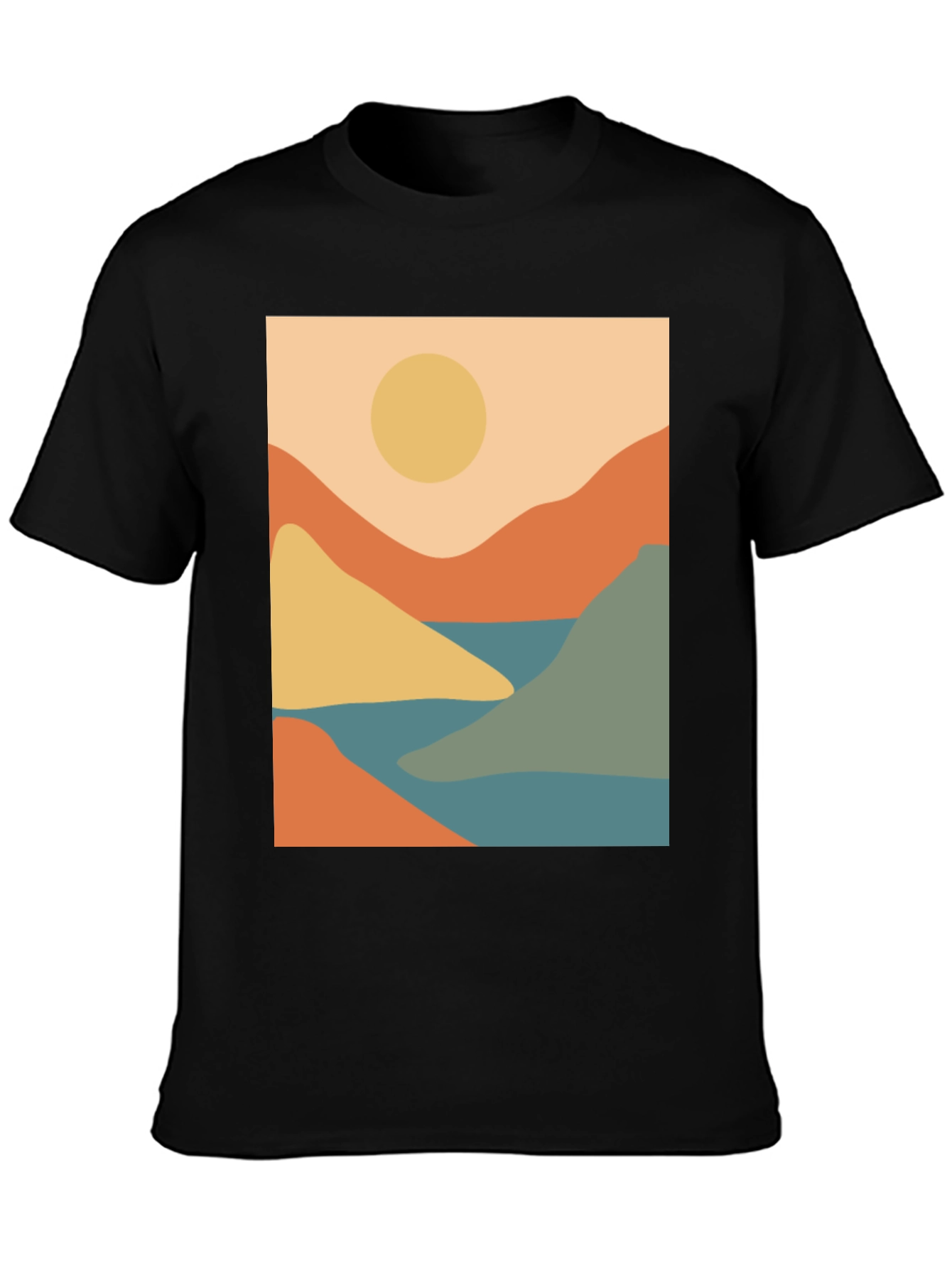 Abstract Mountain Landscape T-Shirt