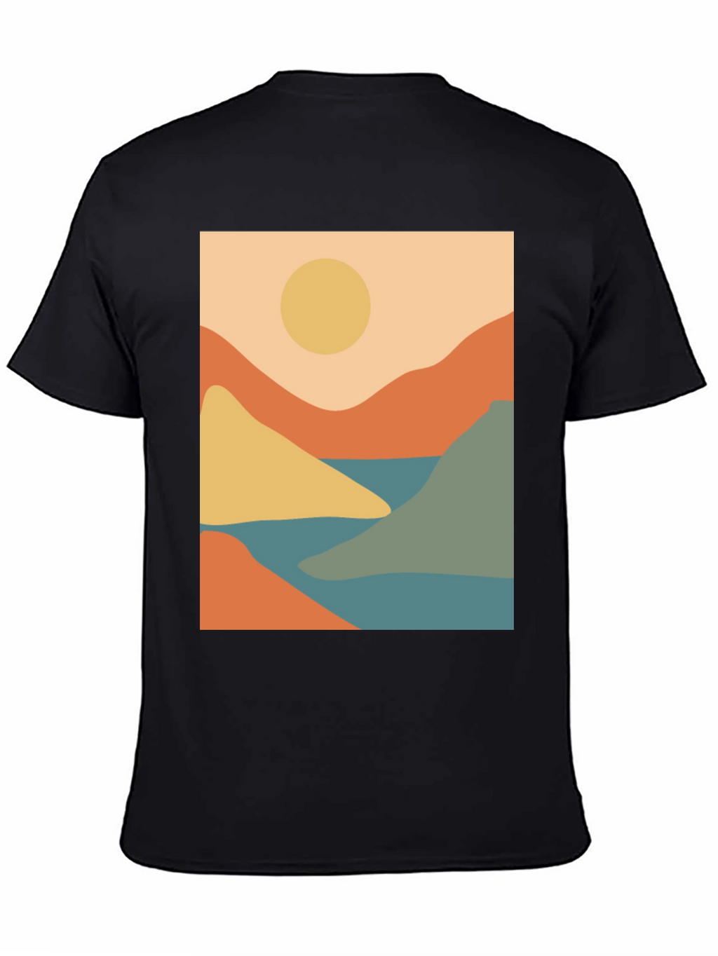 Abstract Mountain Landscape T-Shirt
