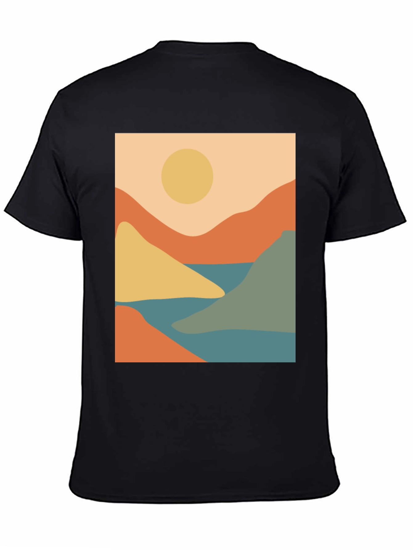 Abstract Mountain Landscape T-Shirt