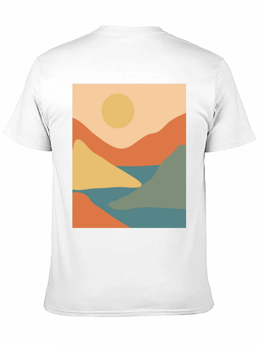 Abstract Mountain Landscape T-Shirt
