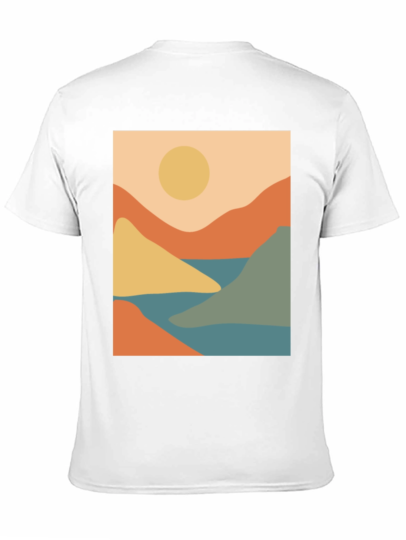 Abstract Mountain Landscape T-Shirt