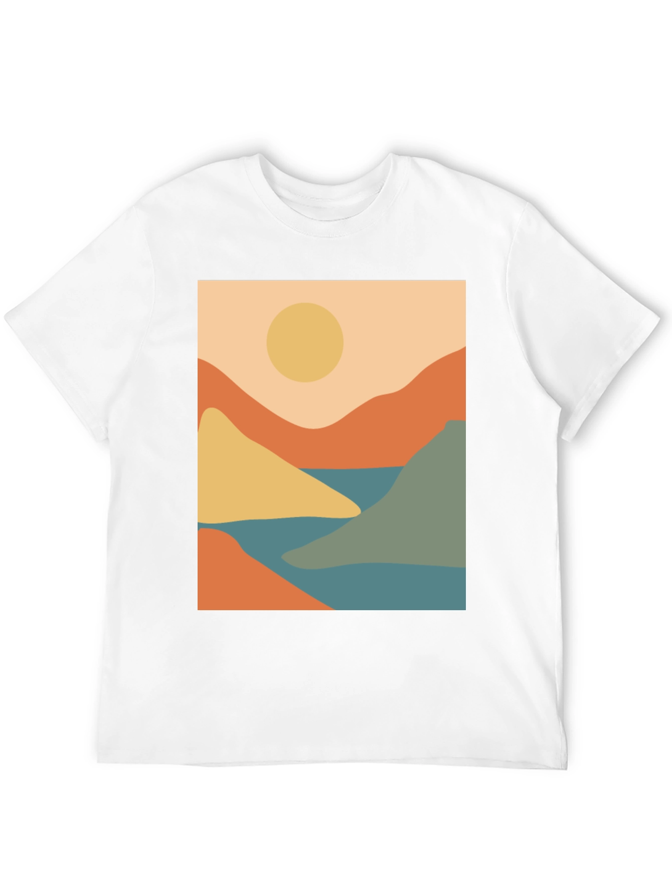 Abstract Mountain Landscape T-Shirt