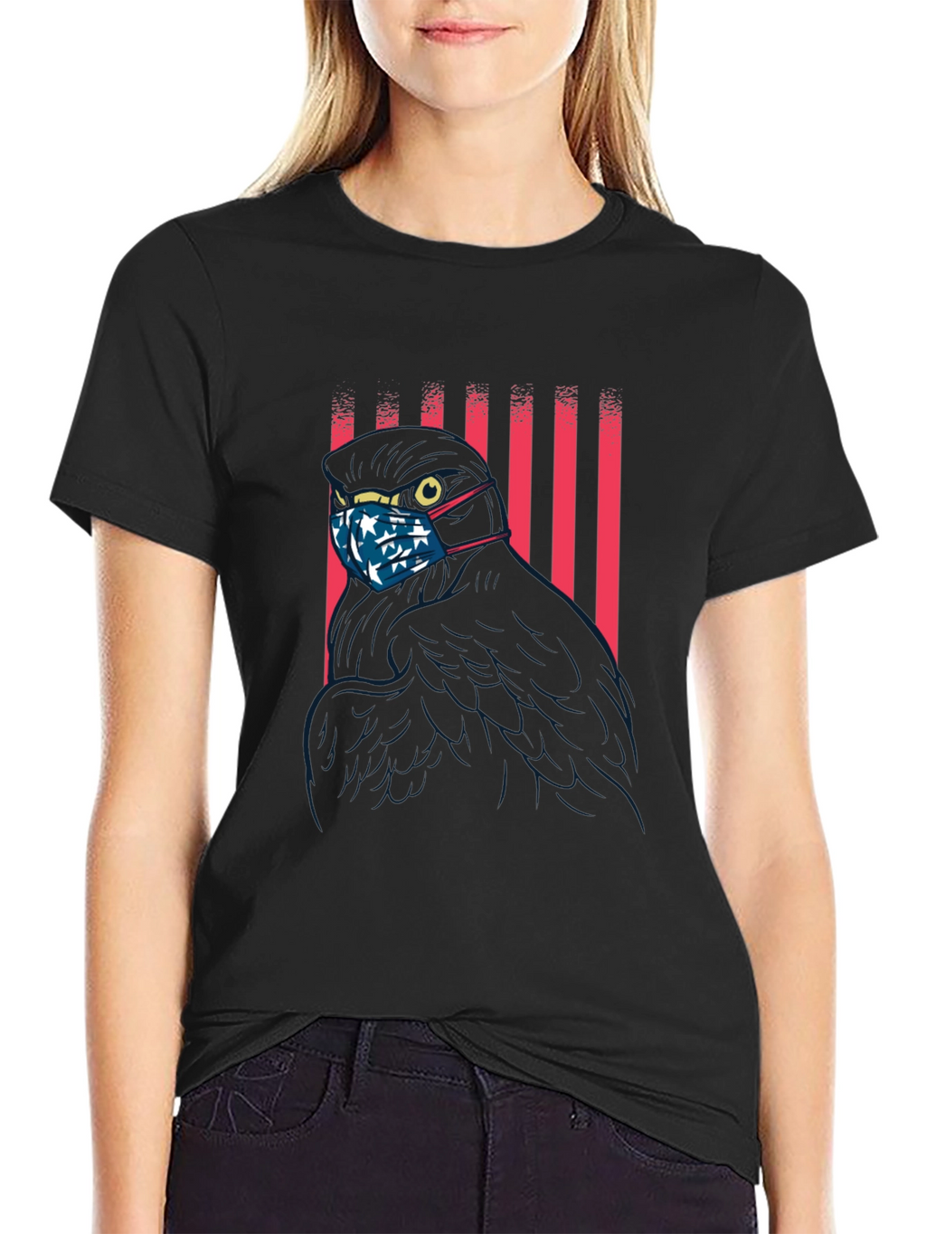 Patriotic Crow T-Shirt