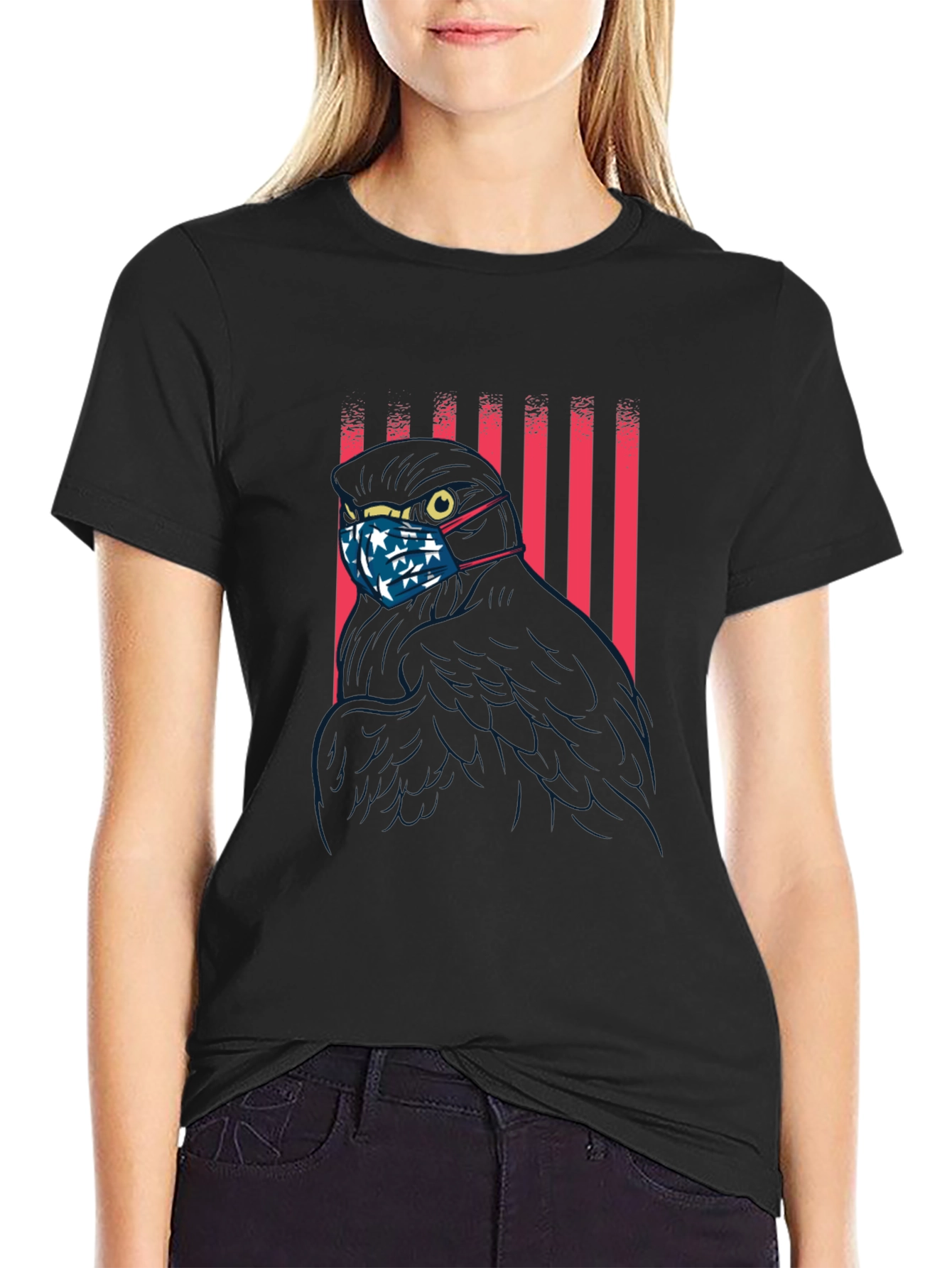 Patriotic Crow T-Shirt