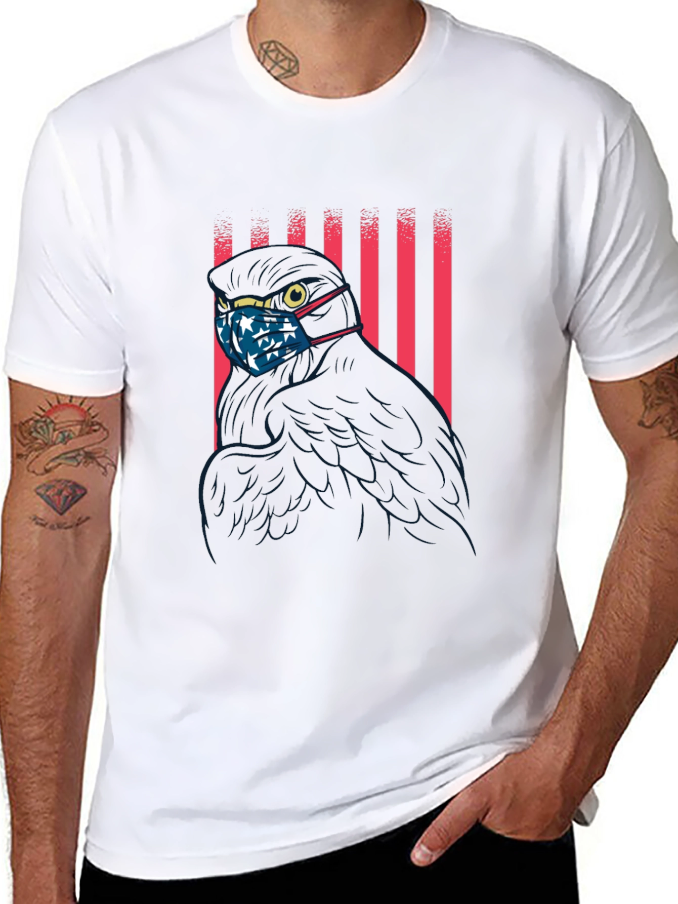 Patriotic Crow T-Shirt