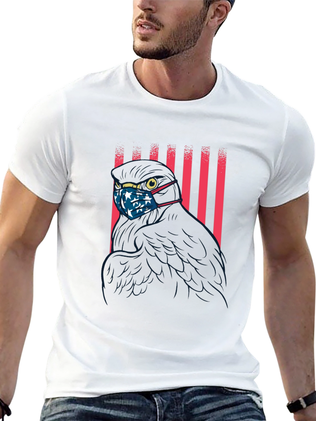 Patriotic Crow T-Shirt