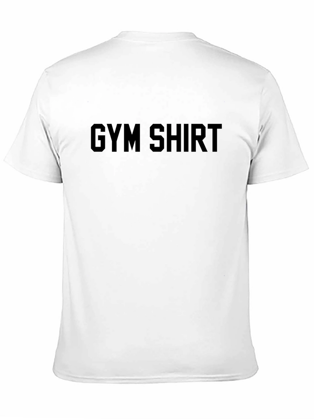 Mens Black Gym Shirt Graphic Tee