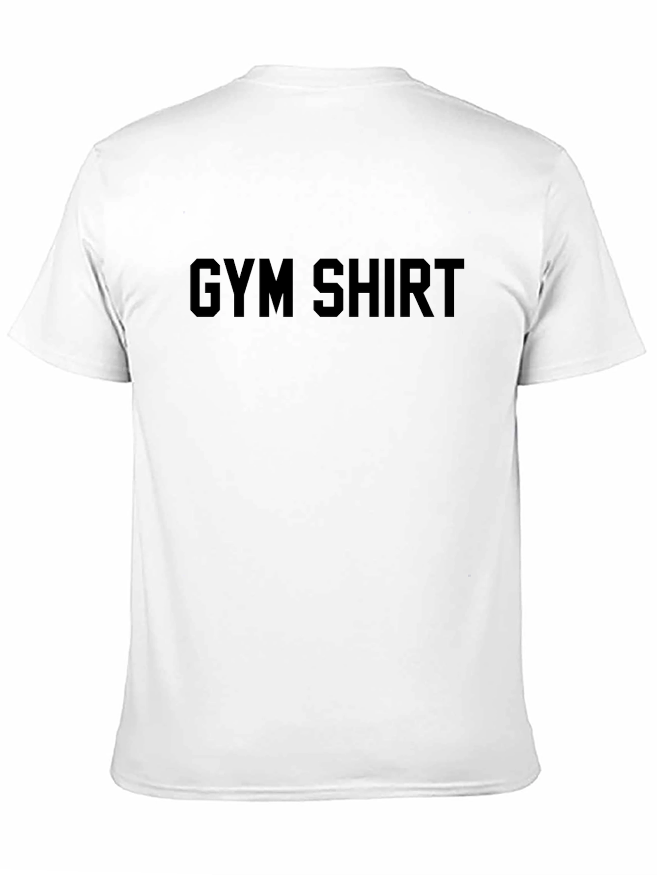 Mens Black Gym Shirt Graphic Tee