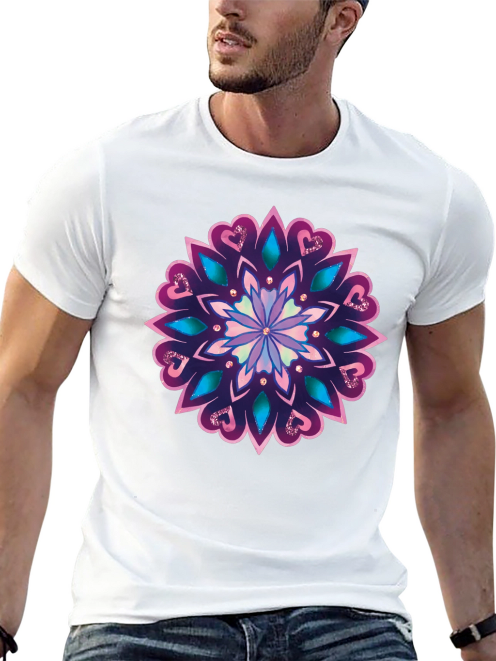 Mandala Graphic T-Shirt - Stylish Comfort