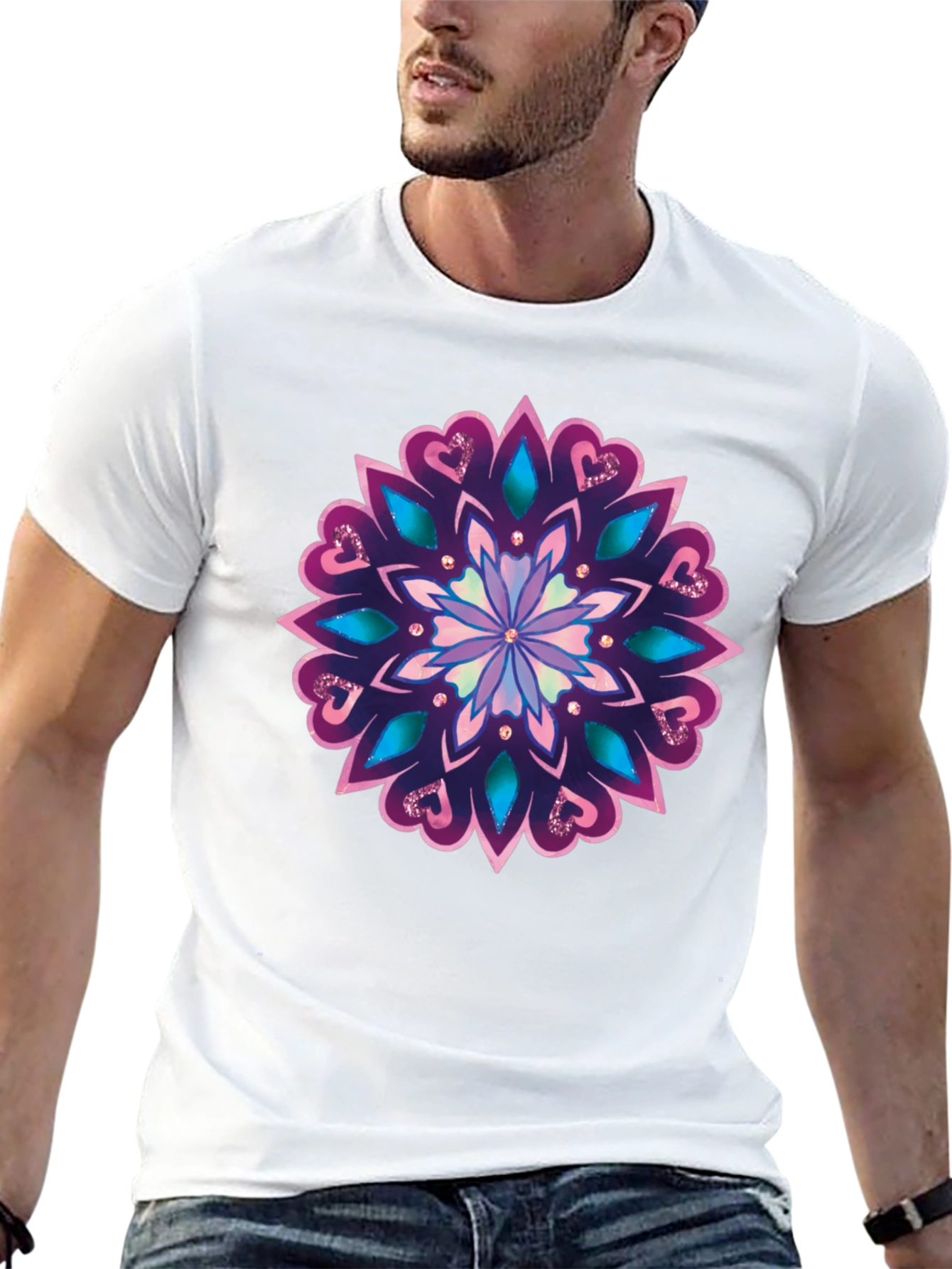 Mandala Graphic T-Shirt - Stylish Comfort
