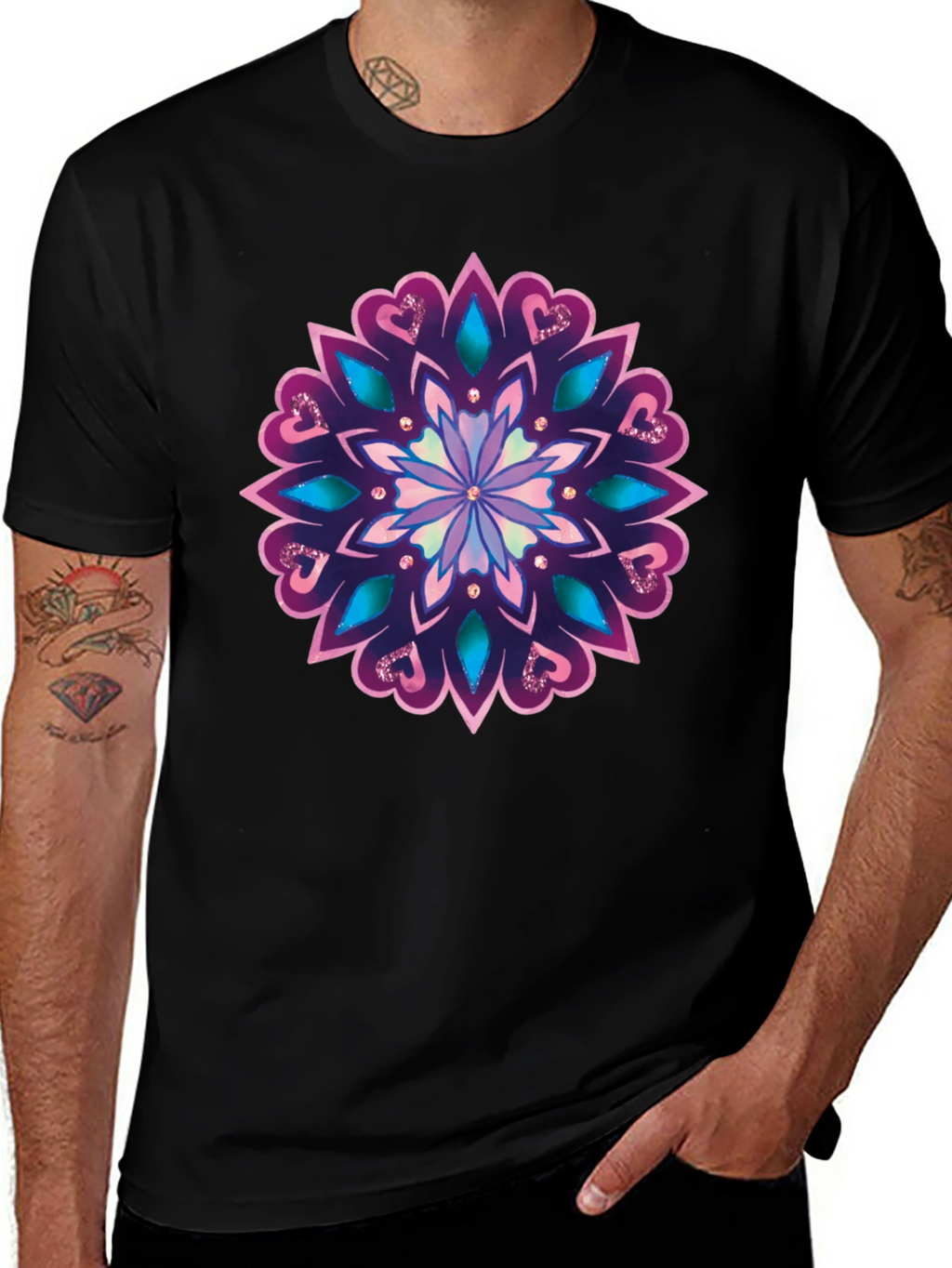Mandala Graphic T-Shirt - Stylish Comfort