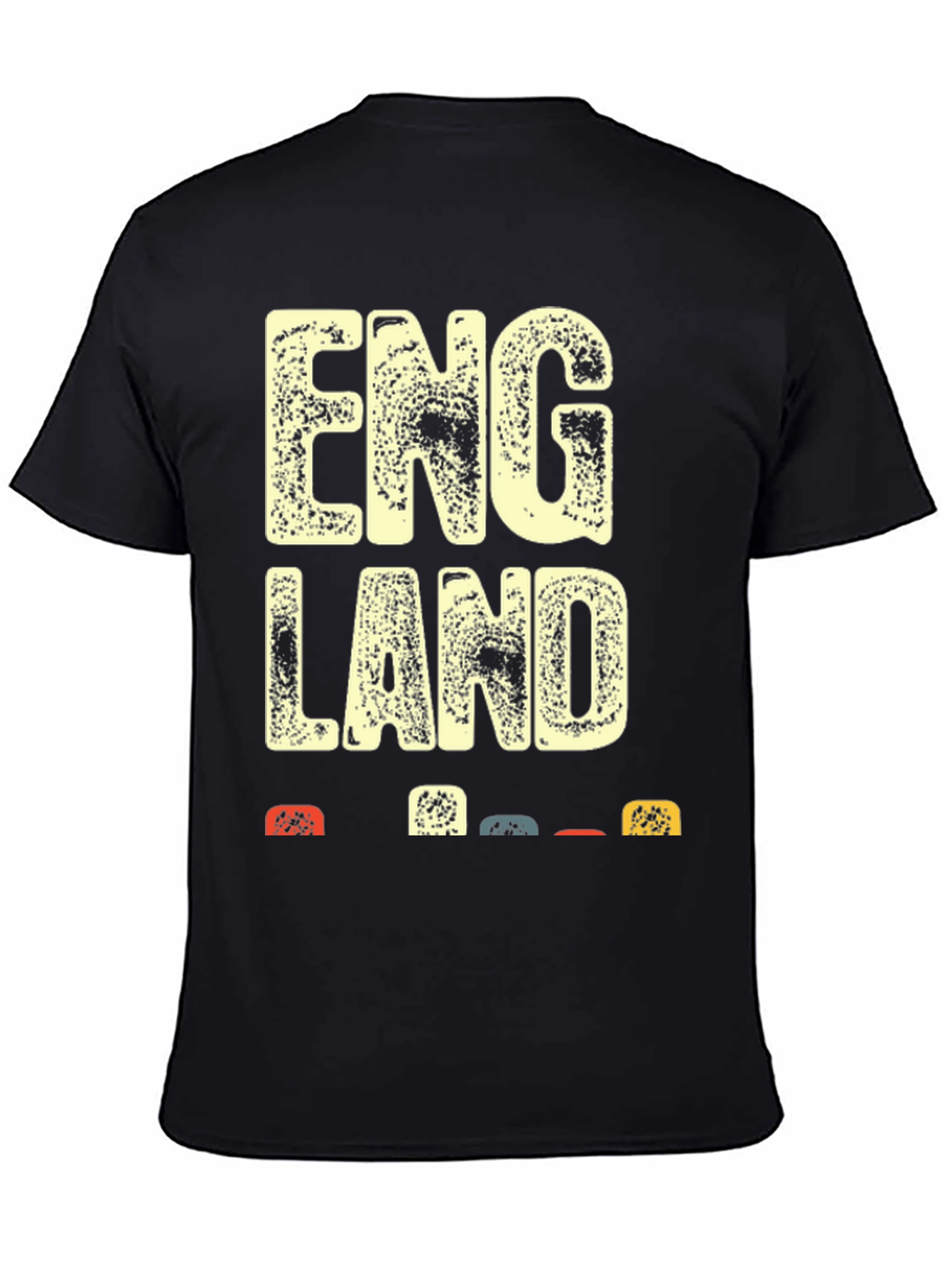 Retro England Graphic Tee - Black