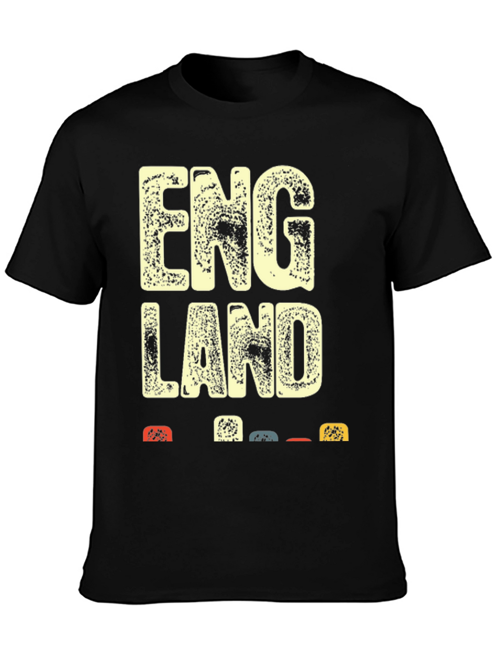 Retro England Graphic Tee - Black