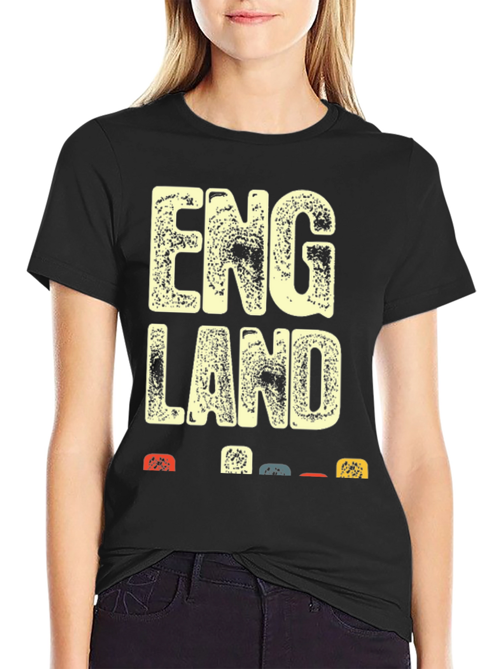 Retro England Graphic Tee - Black