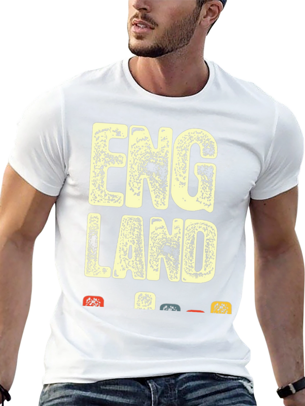 Retro England Graphic Tee - Black