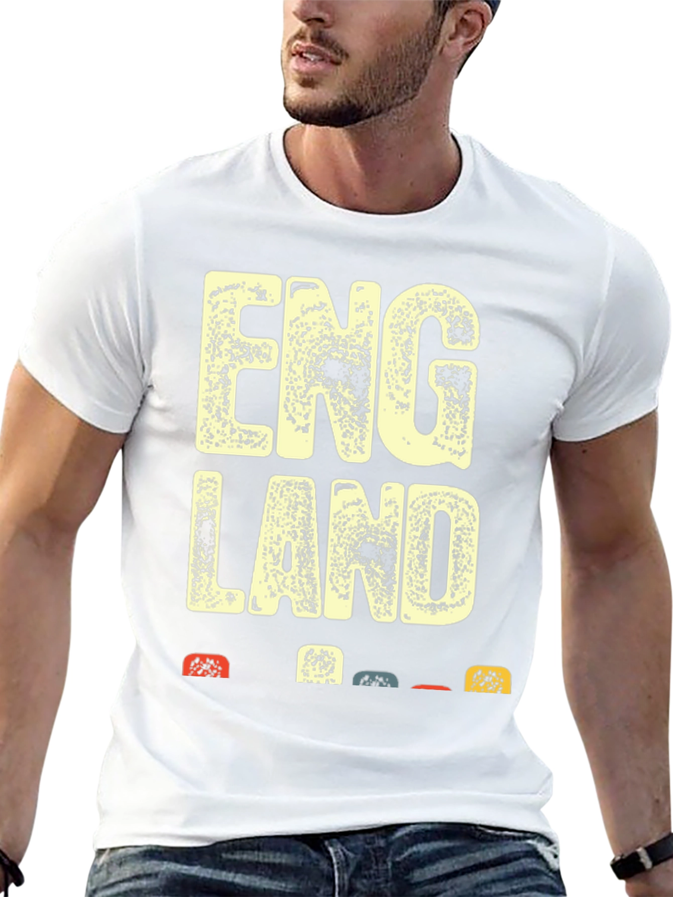 Retro England Graphic Tee - Black