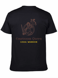 Courtroom Queen Legal Warrior Graphic T-Shirt