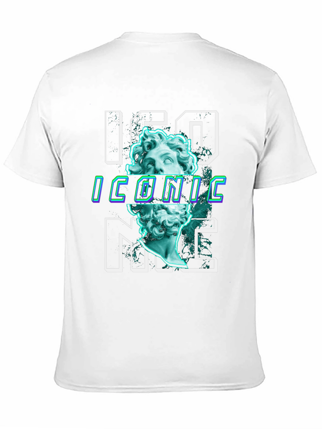 Iconic Graphic Print Tee - Trendy Black T-Shirt