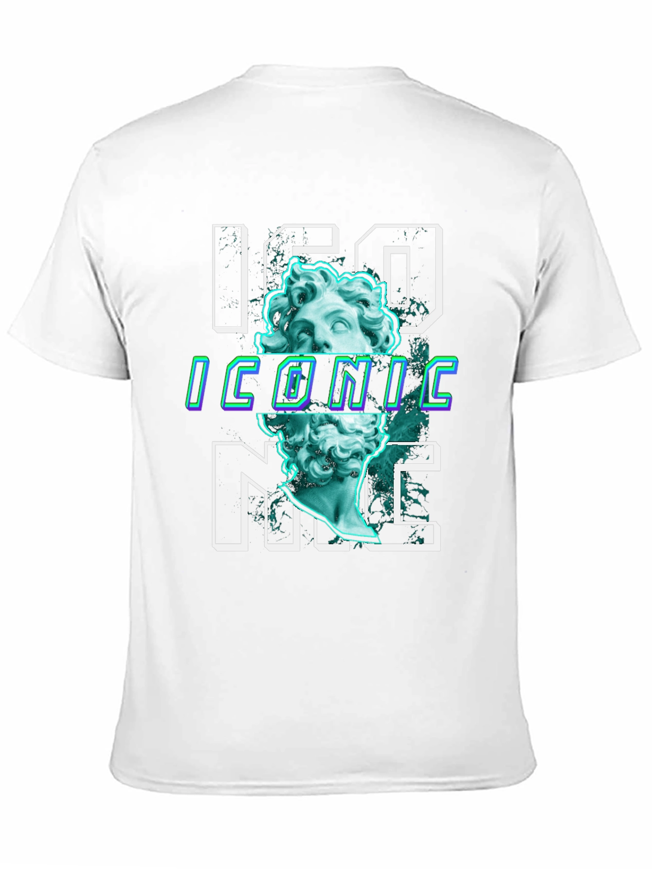 Iconic Graphic Print Tee - Trendy Black T-Shirt