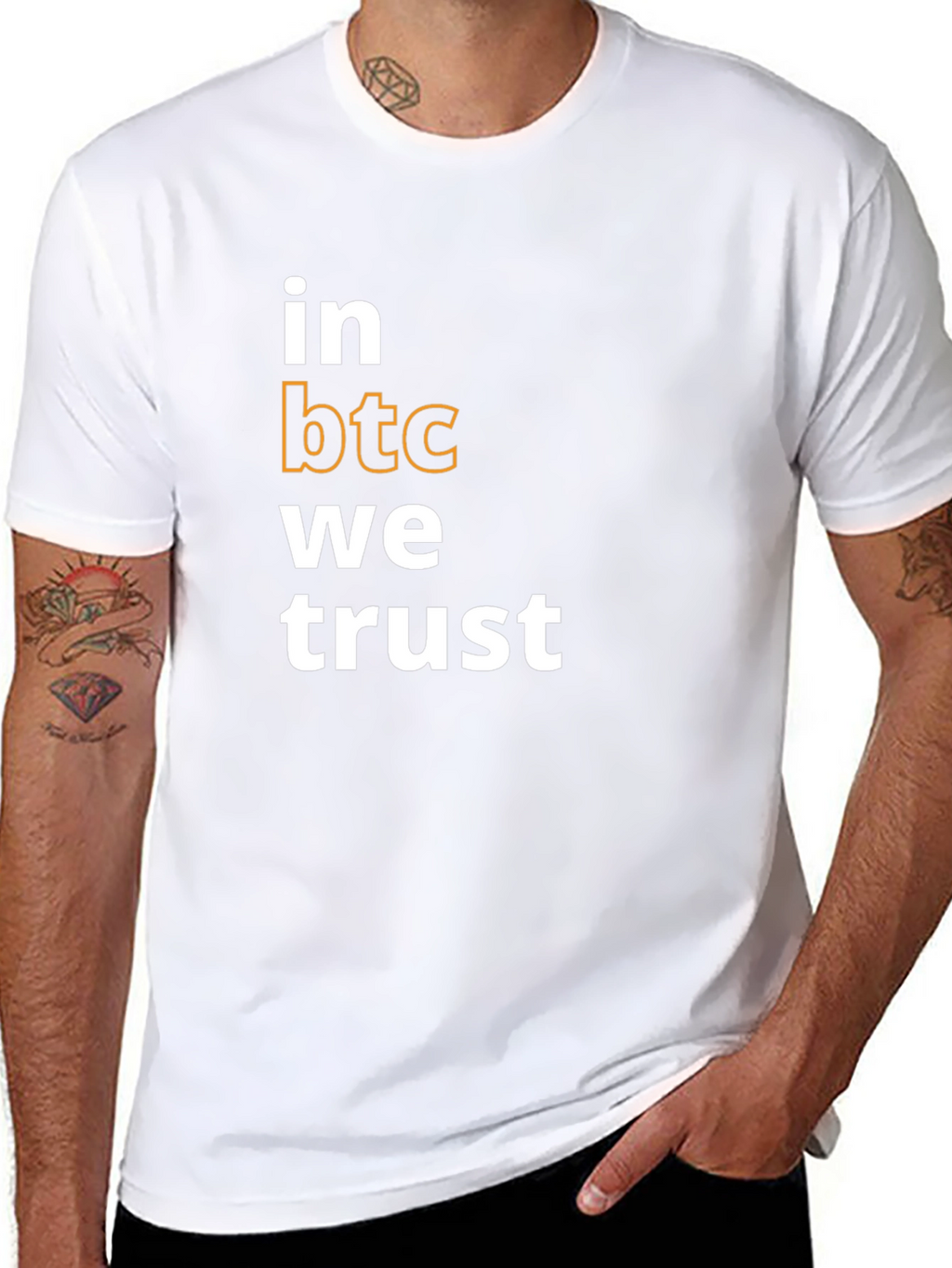 Bitcoin BTC Crypto T-Shirt - In BTC We Trust