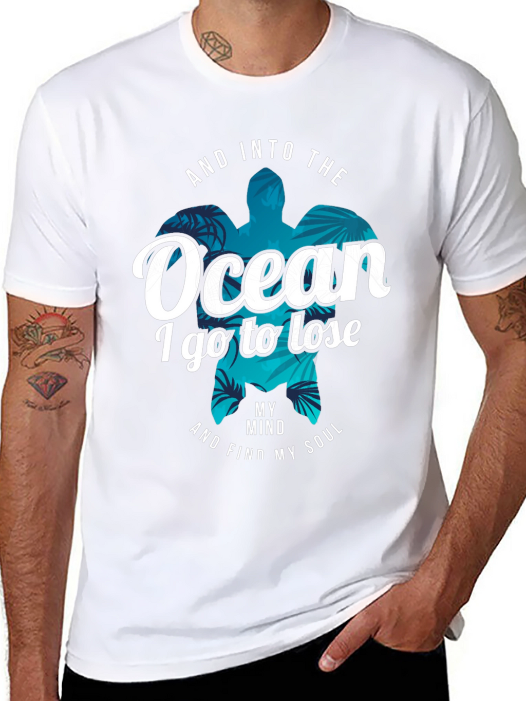 Ocean Soul T-Shirt - Turtle Graphic Tee