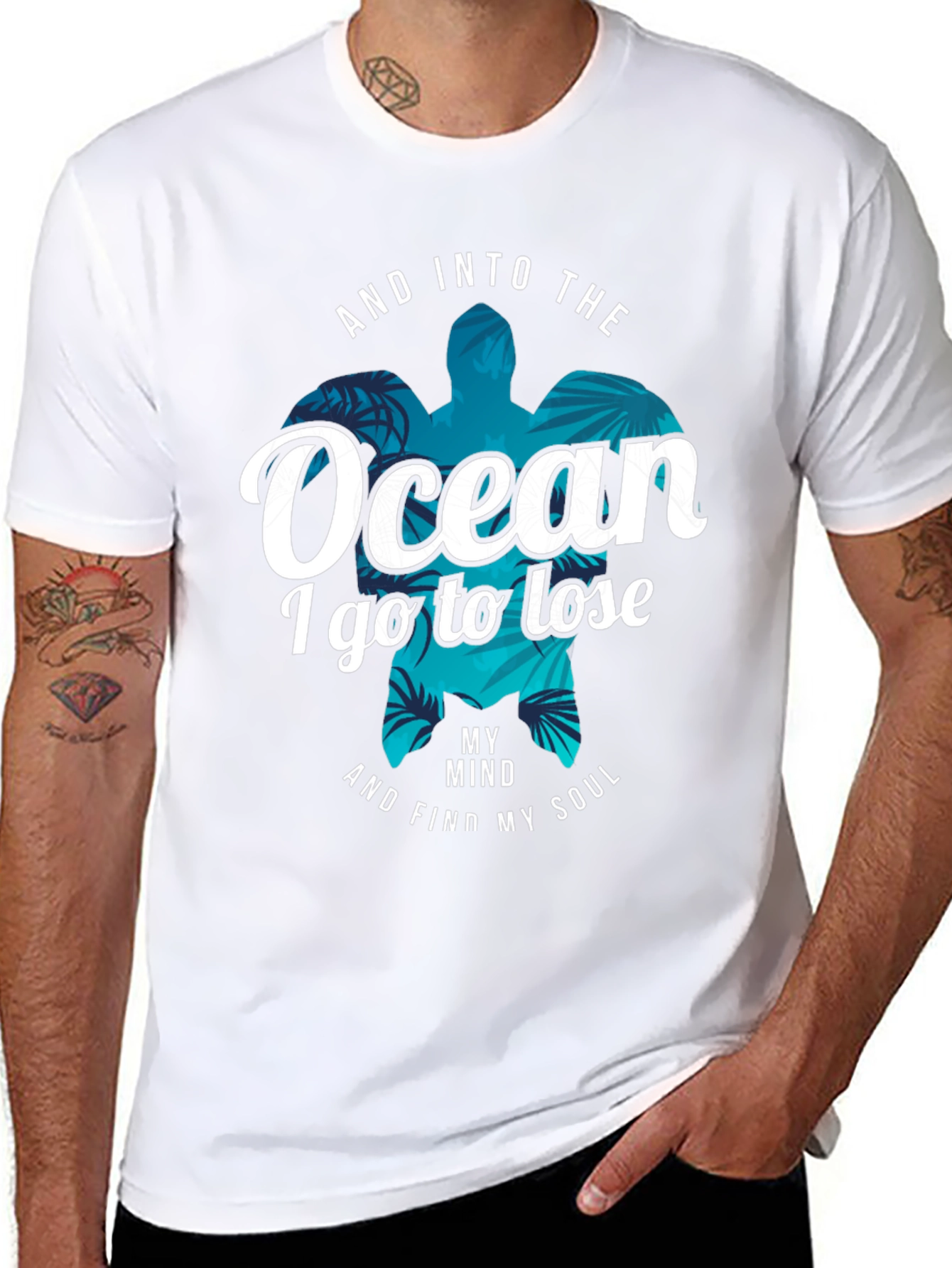 Ocean Soul T-Shirt - Turtle Graphic Tee