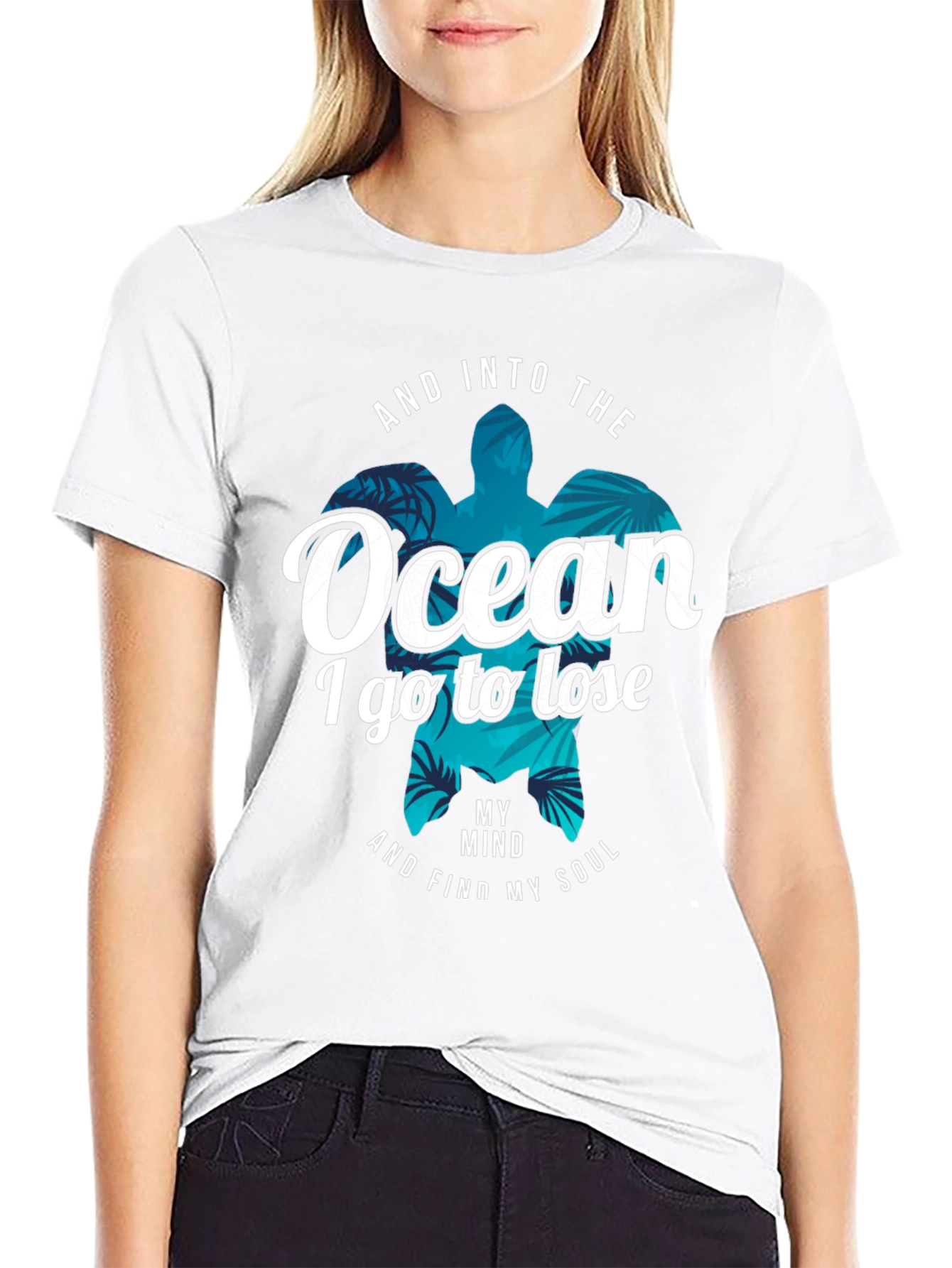 Ocean Soul T-Shirt - Turtle Graphic Tee