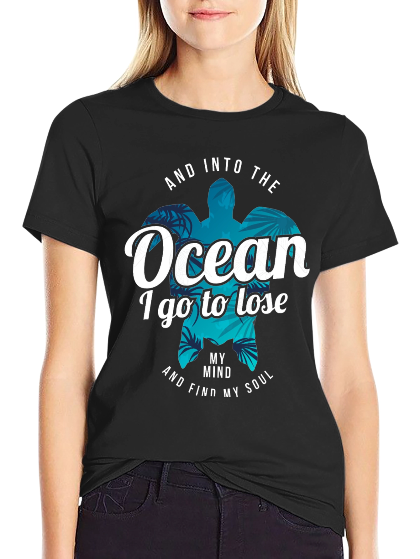 Ocean Soul T-Shirt - Turtle Graphic Tee