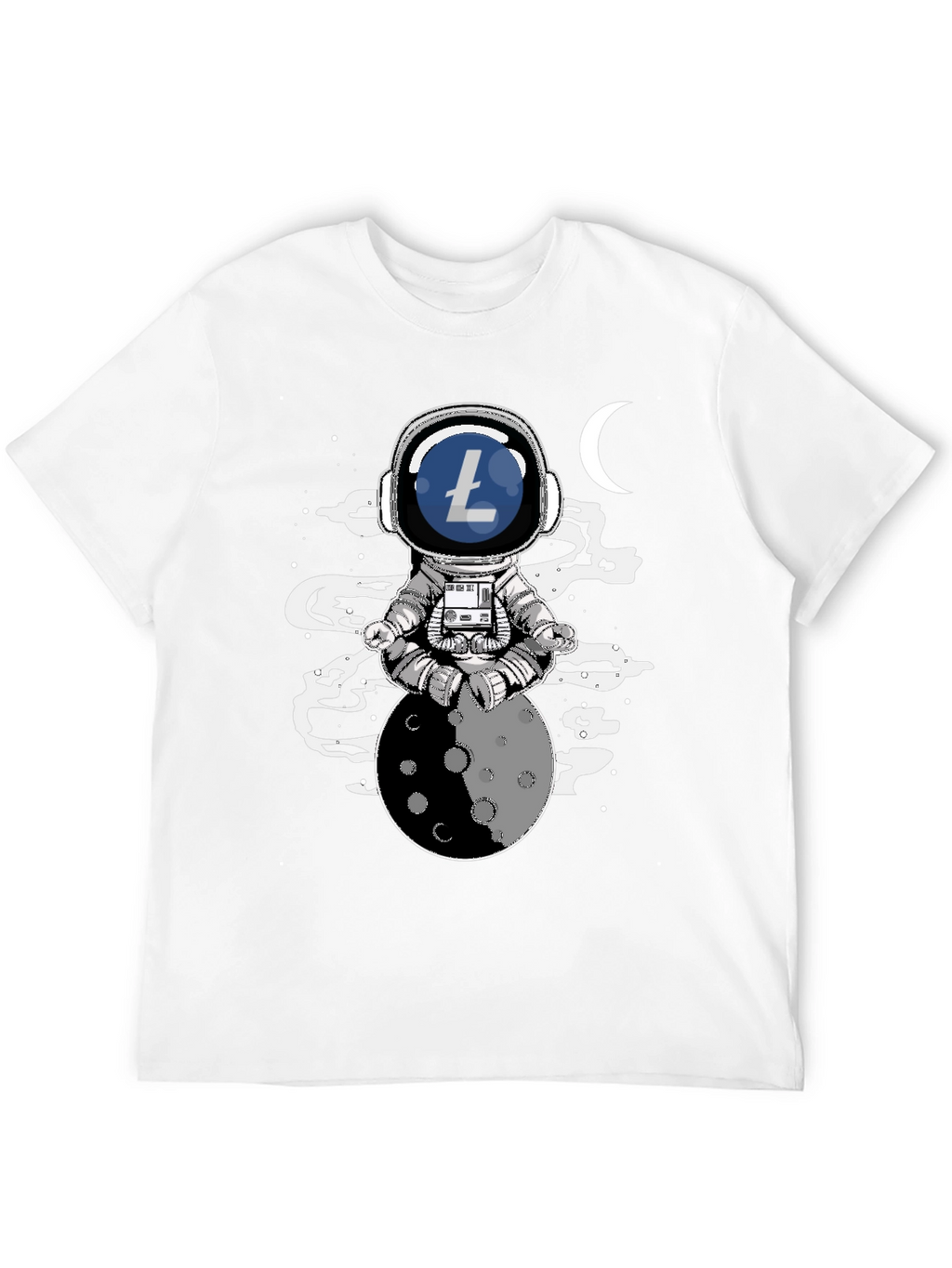 Astronaut Litecoin T-Shirt