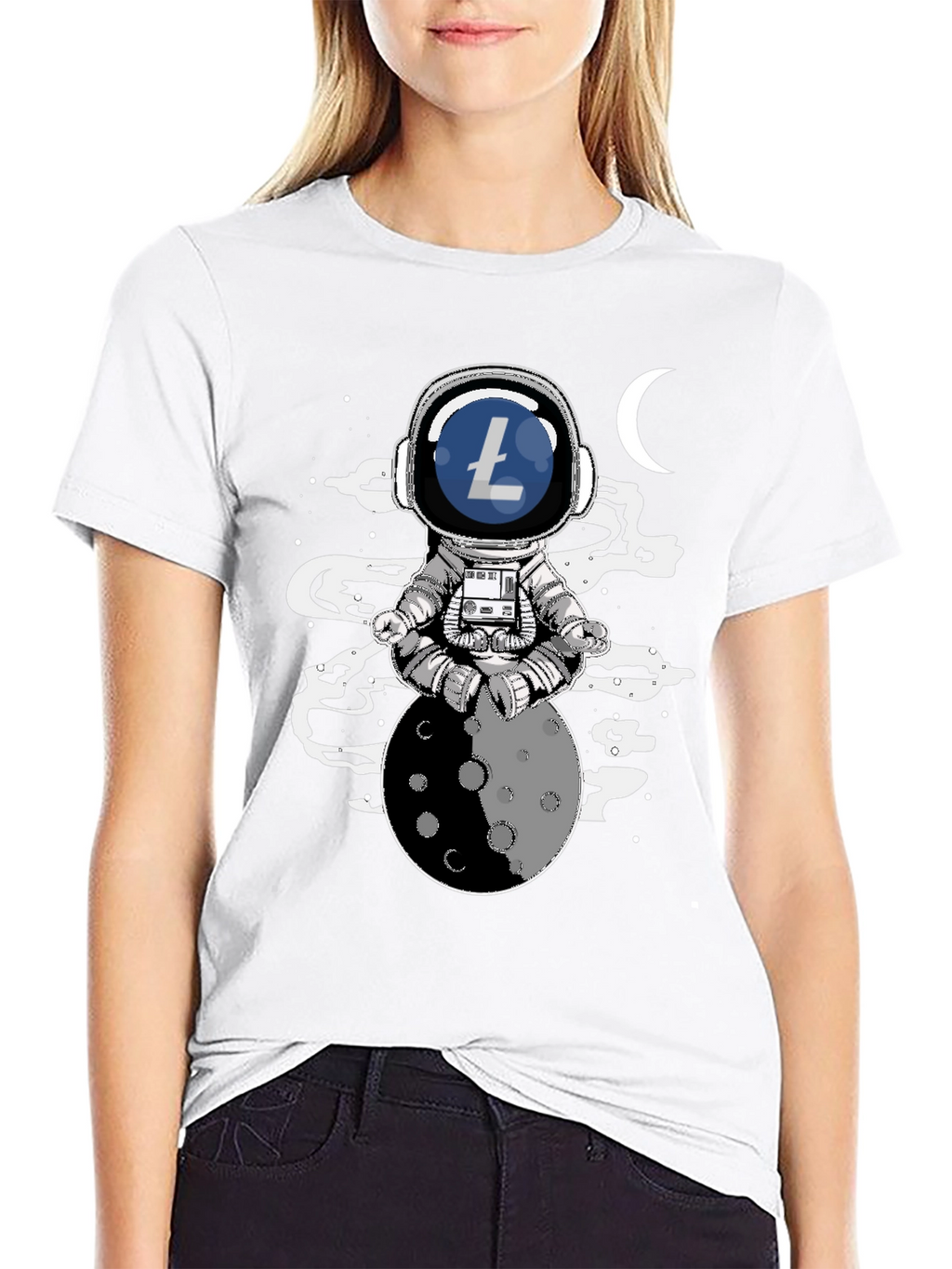 Astronaut Litecoin T-Shirt
