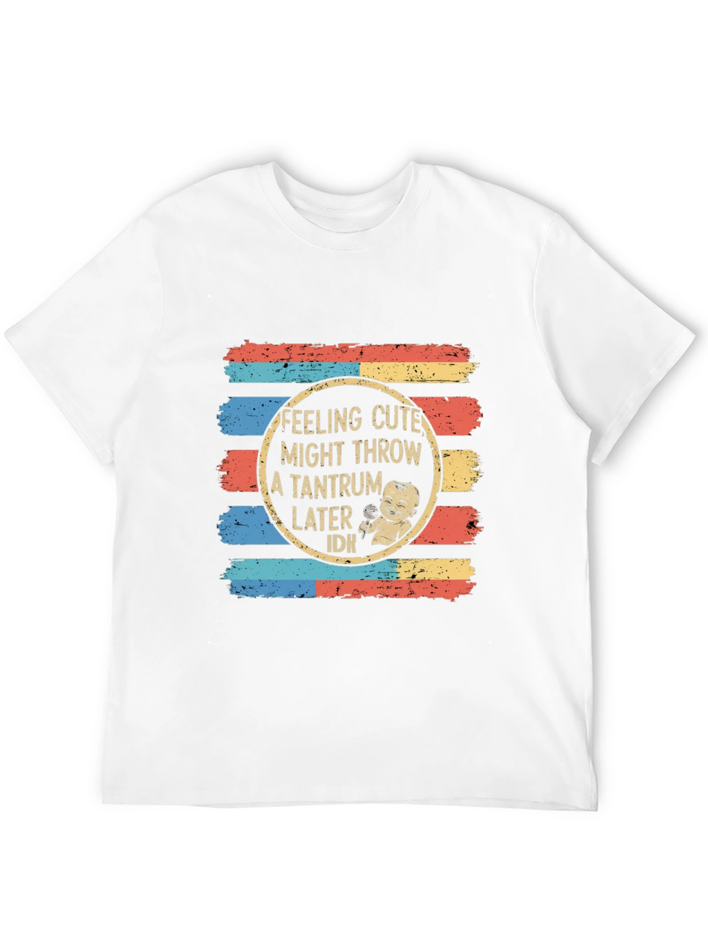Cute Tantrum Baby T-Shirt - Retro Design